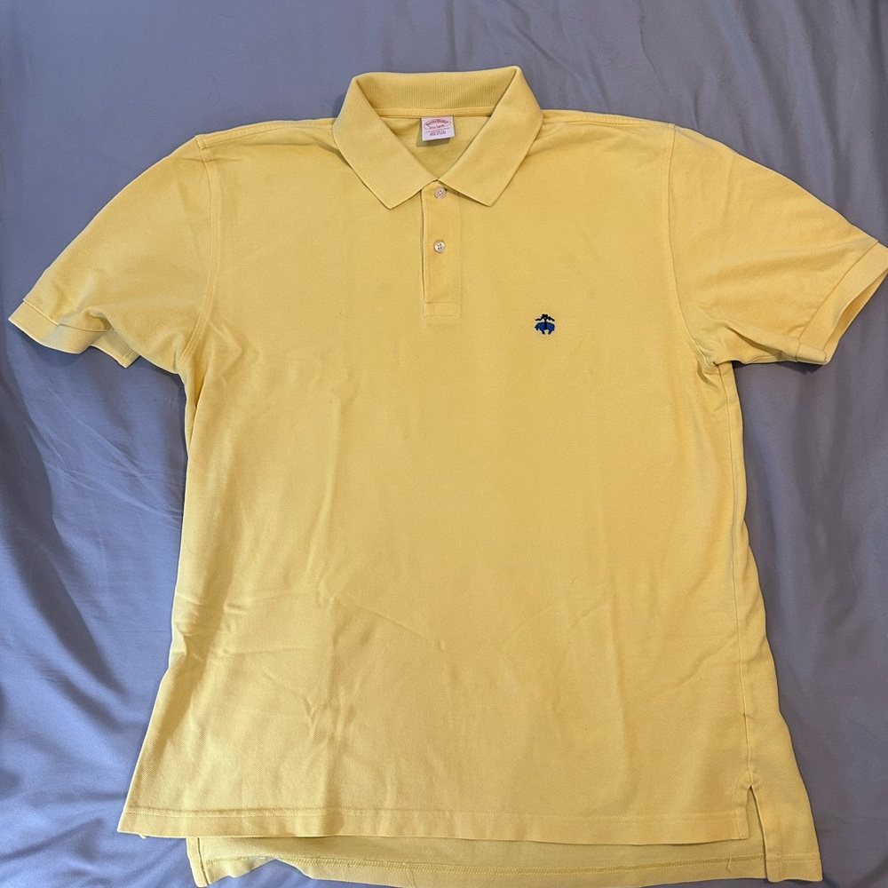 Brooks Brothers Canary Yellow Polo